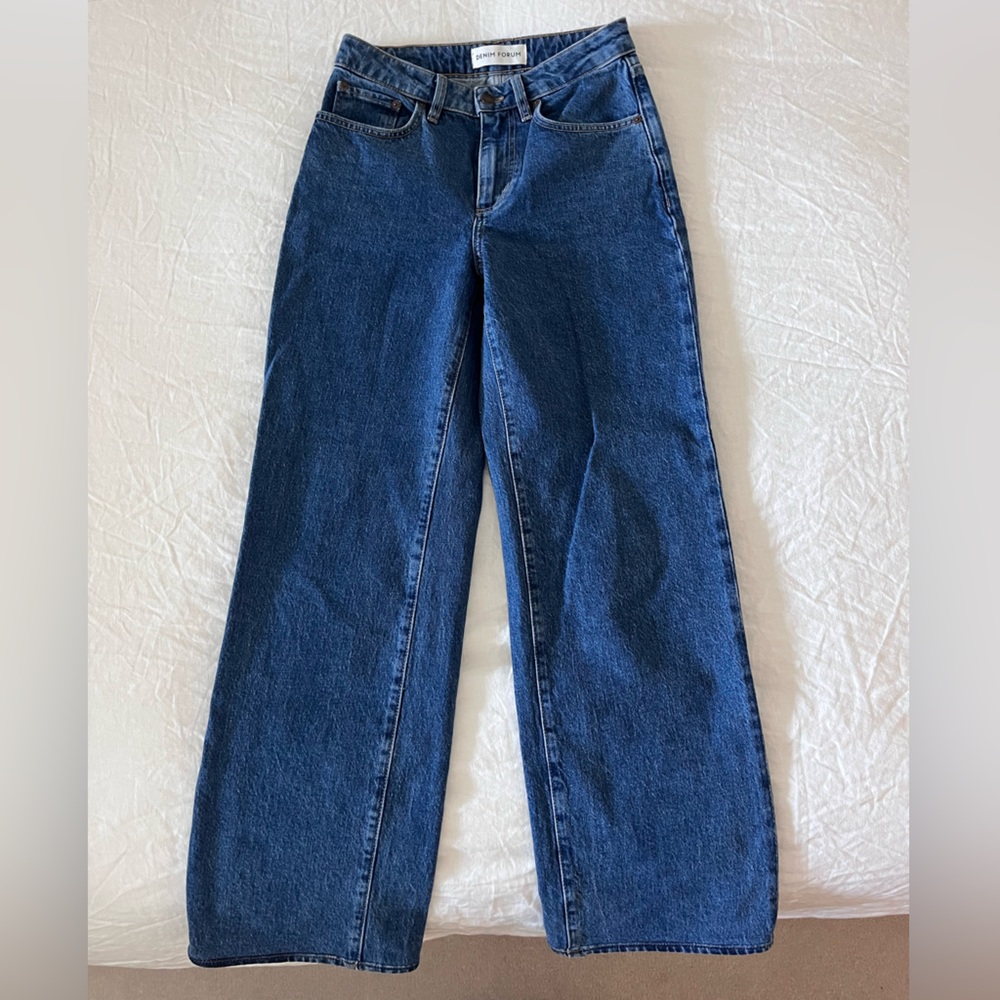 Denim forum Farrah High-Waist Blue Women's Jeans